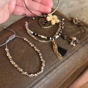 4 Pc Bracelet Set